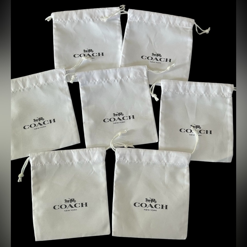 Drawstring Jewelry Bags polyester lot of 7